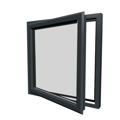 uPVC Window Anthracite Grey