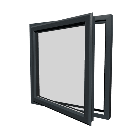 uPVC Window Anthracite Grey