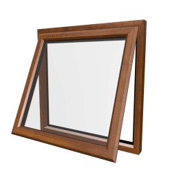 uPVC Window Golden Oak