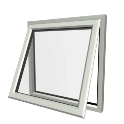 uPVC Window Agate Grey C2