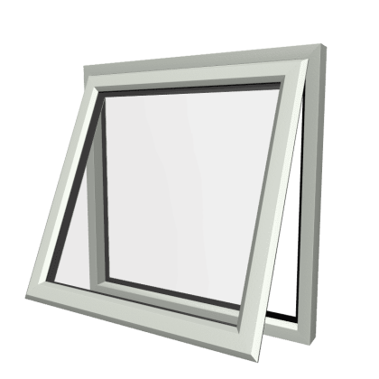 uPVC Window Agate Grey C2