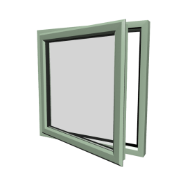 uPVC Window Chartwell Green