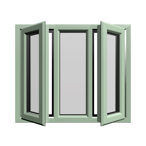 Casement 42 uPVC Window Chartwell Green