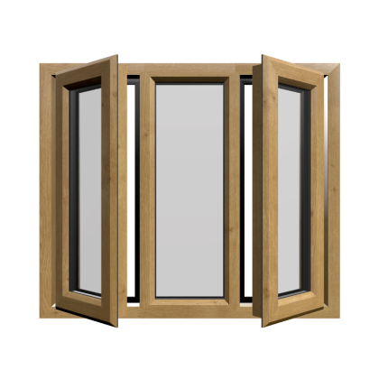 Casement 42 uPVC Window Irish Oak