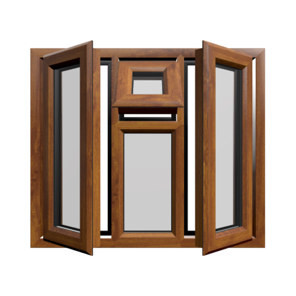 Casement 47 uPVC Window Golden Oak