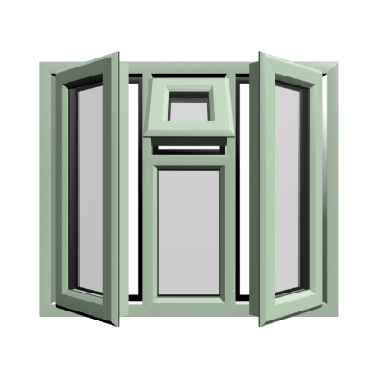 Casement 47 uPVC Window Chartwell Green