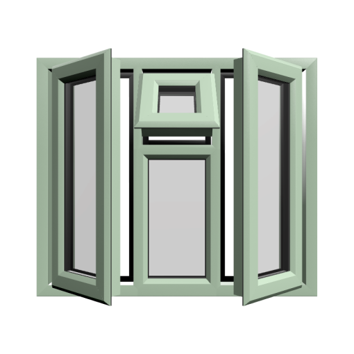 Casement 47 uPVC Window Chartwell Green