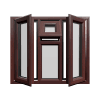 uPVC Window Rosewood Woodgrain