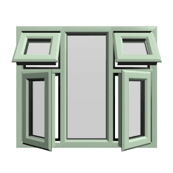 Casement 53 uPVC Window Chartwell Green