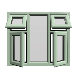 Casement 53 uPVC Window Chartwell Green