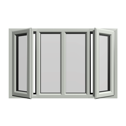 Casement 73 uPVC Window Agate Grey