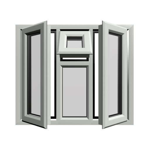 Casement 47 uPVC Window Agate Grey