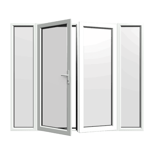 White French Doors with Side Panels - Build Your Own