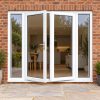 White French Doors with Side Panels fitted to the back of a house