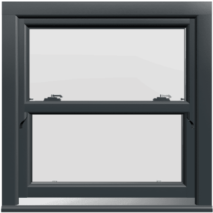 Anthracite Grey Sliding Sash Window - Build Your Own